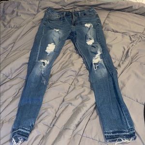 ripped skinny  jeans